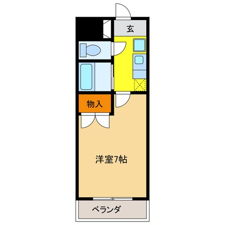 クレールたつたの物件間取画像